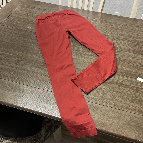 Dictionary Women's Pants Eva Straight Leg Orange Red - Picture 2 of 8